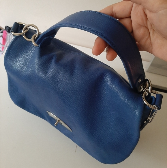 Roots Smooth Pebble Leather Hobo Bag - Picture 8 of 16